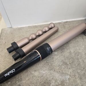 Rose Gold 3-in-1 Styling Wand Set - Curl, Wave, and Twist